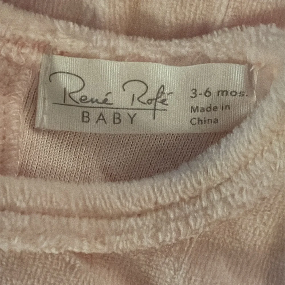 Rene Rofe Baby Owl Velour Outfit NWT